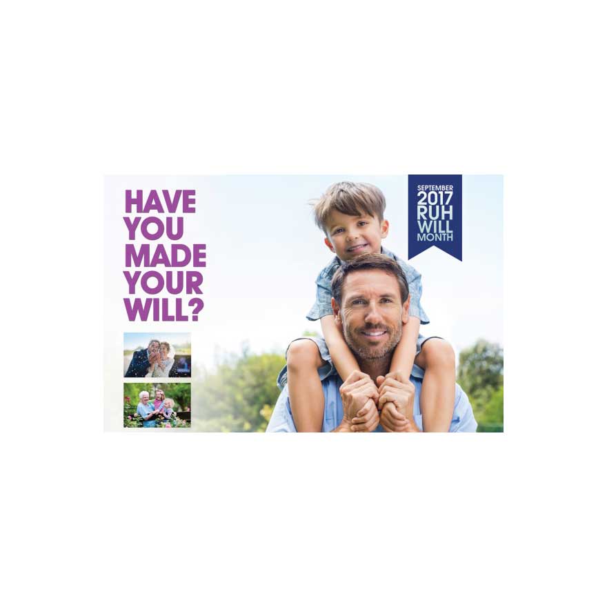 Make a Will, support a charity banner