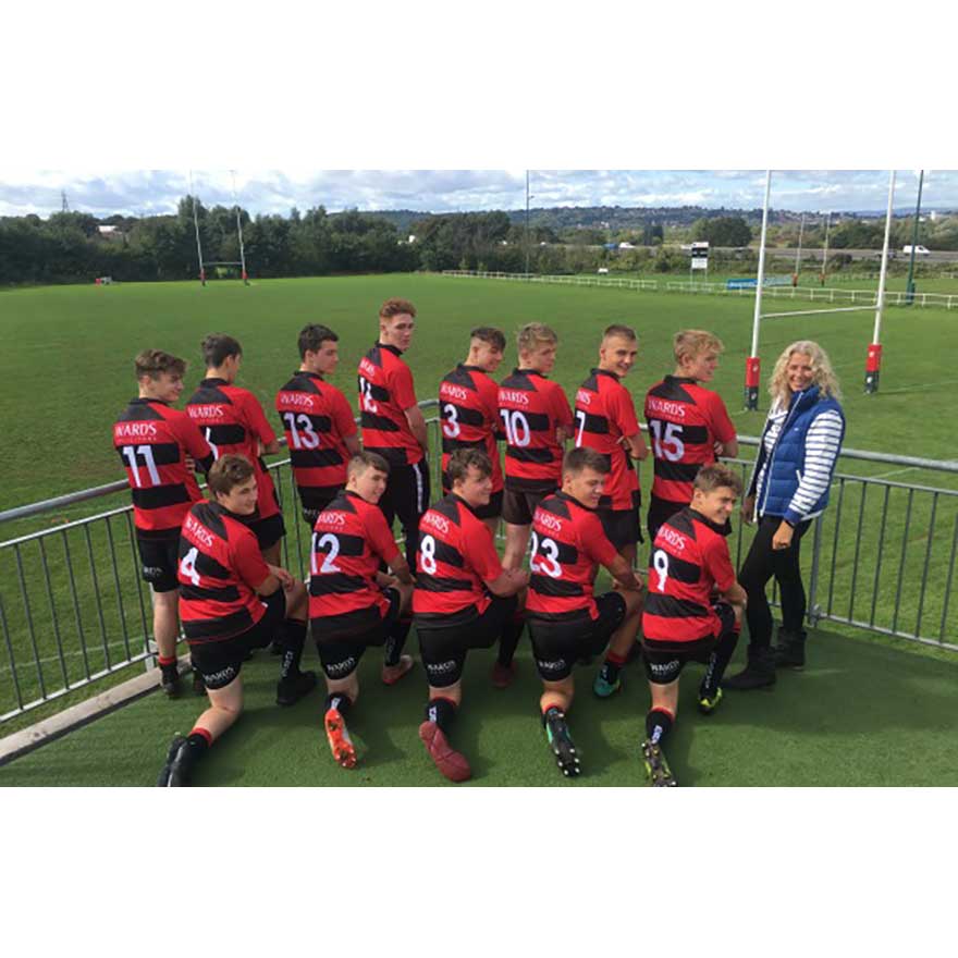 Go Gordano RFC! Wards Solicitors’ pledge support for Under-18s team banner