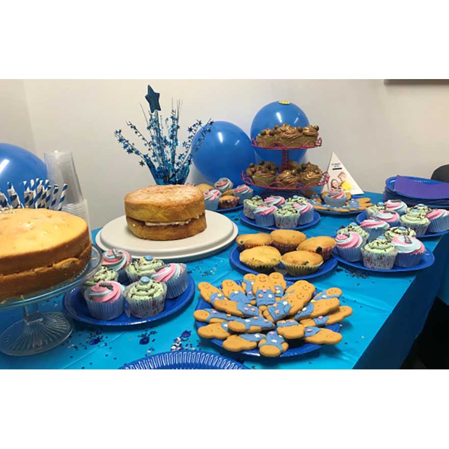Jeans for Genes – thanks for supporting our Yate office cake sale banner