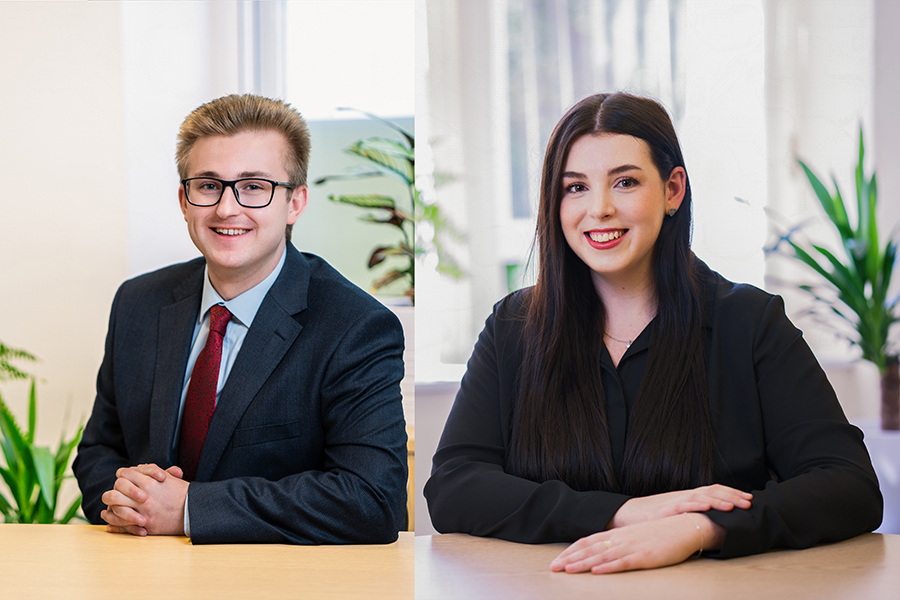 Wards bolsters teams with two newly qualified solicitors banner