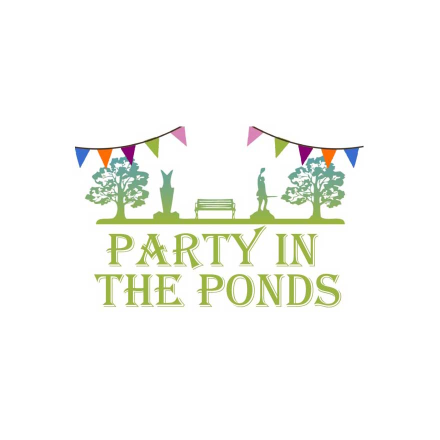 Party in the Ponds – pitching in at this fantastic local event banner