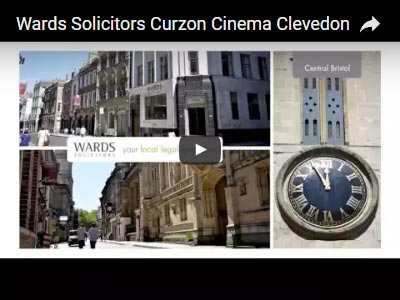 Wards Solicitors – coming soon, to a cinema near you … banner