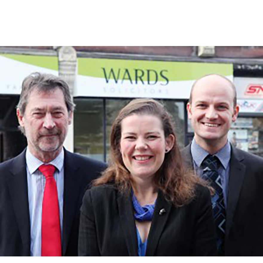 A smart new look for Wards Solicitors Keynsham office banner