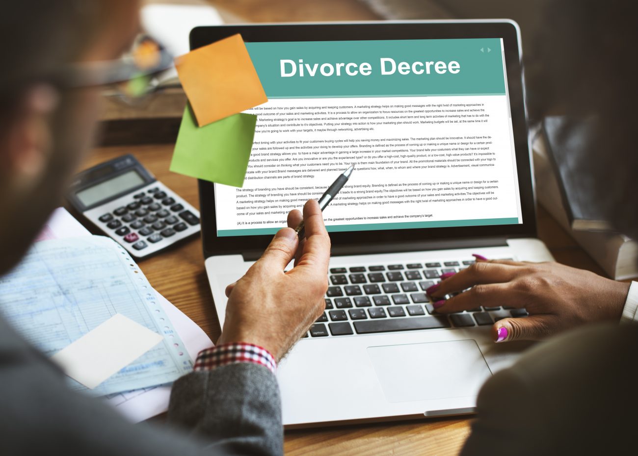 Online divorce – don’t forget to sort the money side out. banner