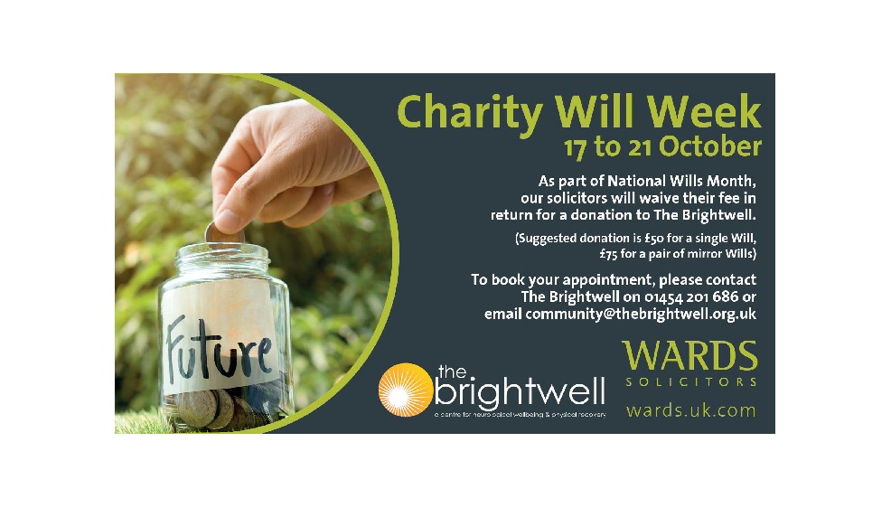 Wards and The Brightwell team up for Charity Will Week banner